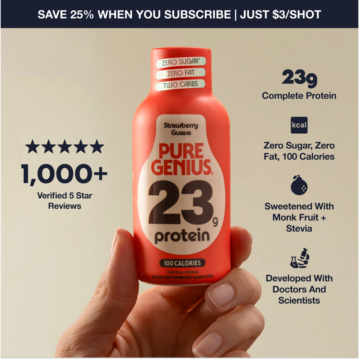 Pure Genius Protein Shot