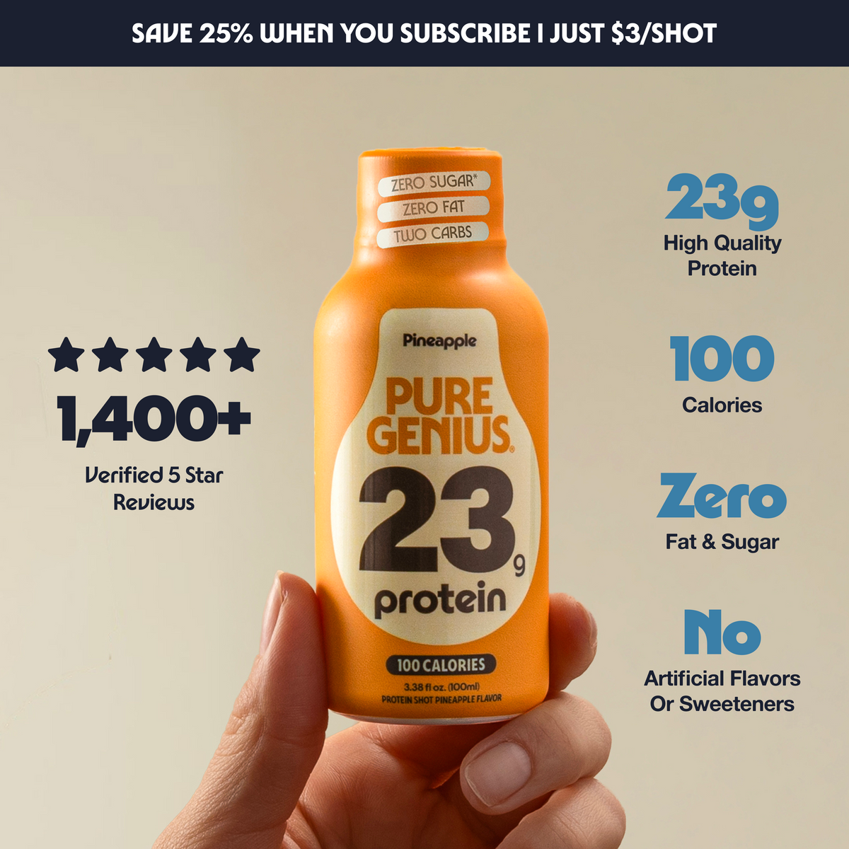 Pure Genius Protein Shot