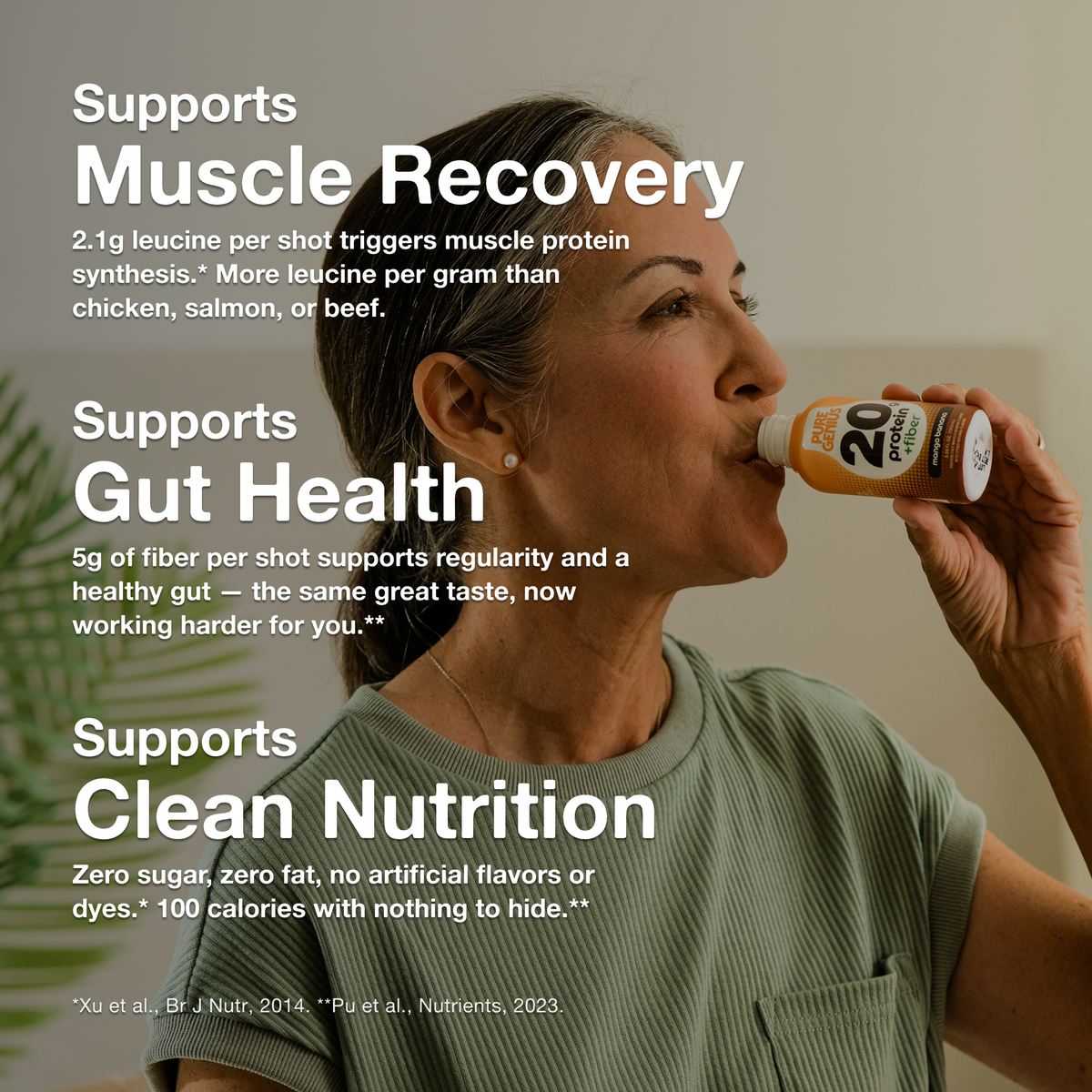 Pure Genius Protein + Fiber Shot