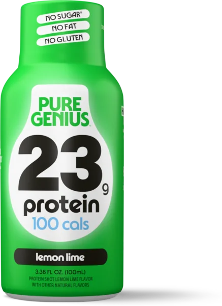 Pure Genius Lemon Lime 23g protein shot